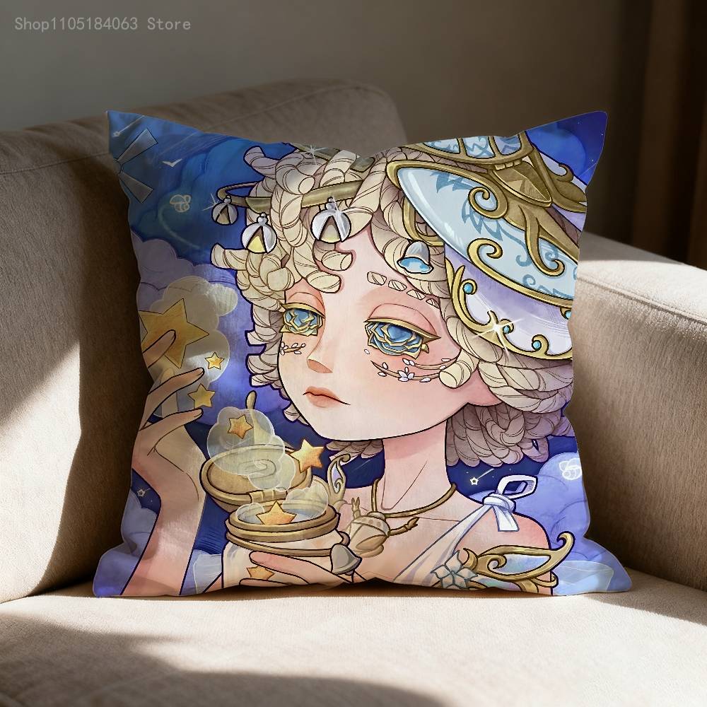 Чехол на подушку Identity V для 45x45см 55x55см 30x30см Квадратный Автомобильный Чехол Декор для Дома Спальни Подарок