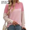 Women's Fashion Casual Autumn Winter Long Sleeve O Neck Blouses & Shirts