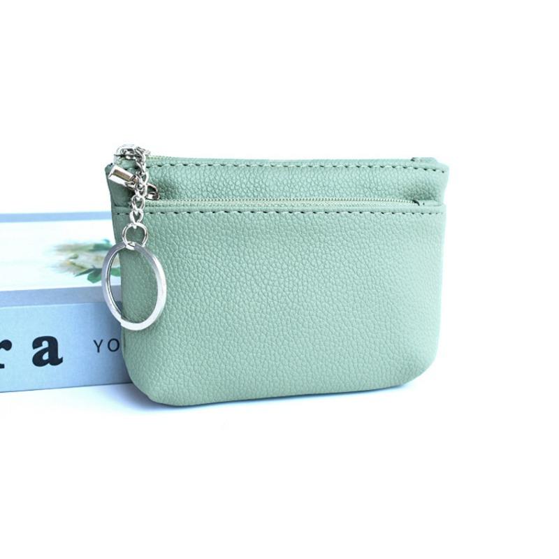 Coin Purses Women PU Leather New Small Mini Soft Surface Fashion Key Bank Card Coin Small Wallet