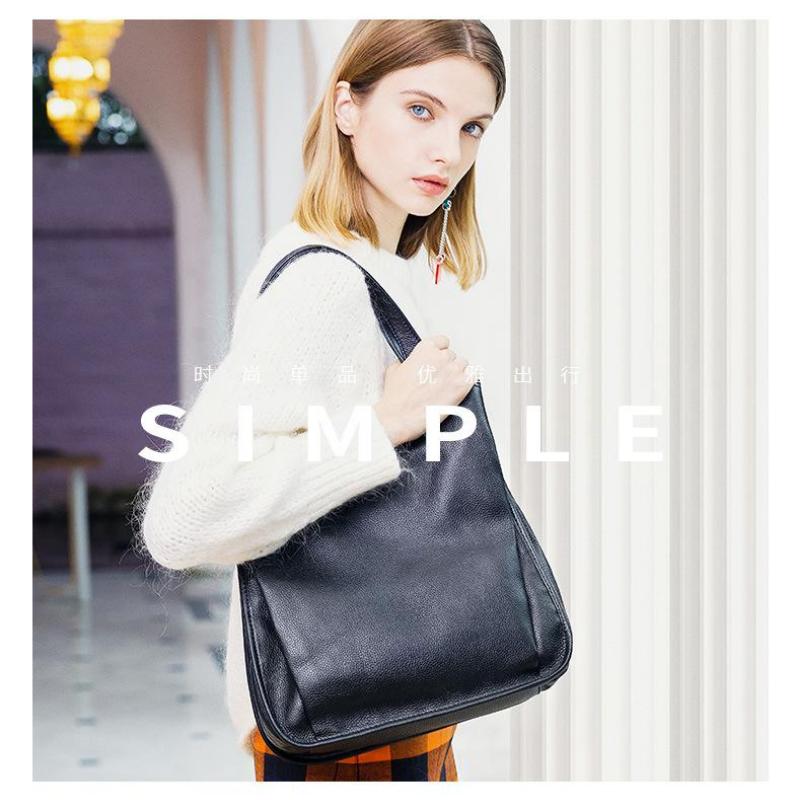 Johnature Роскошные сумки из воловьей кожи для отдыха, женские сумки из натуральной кожи, однотонные сумки на плечо большой емкости на молнии