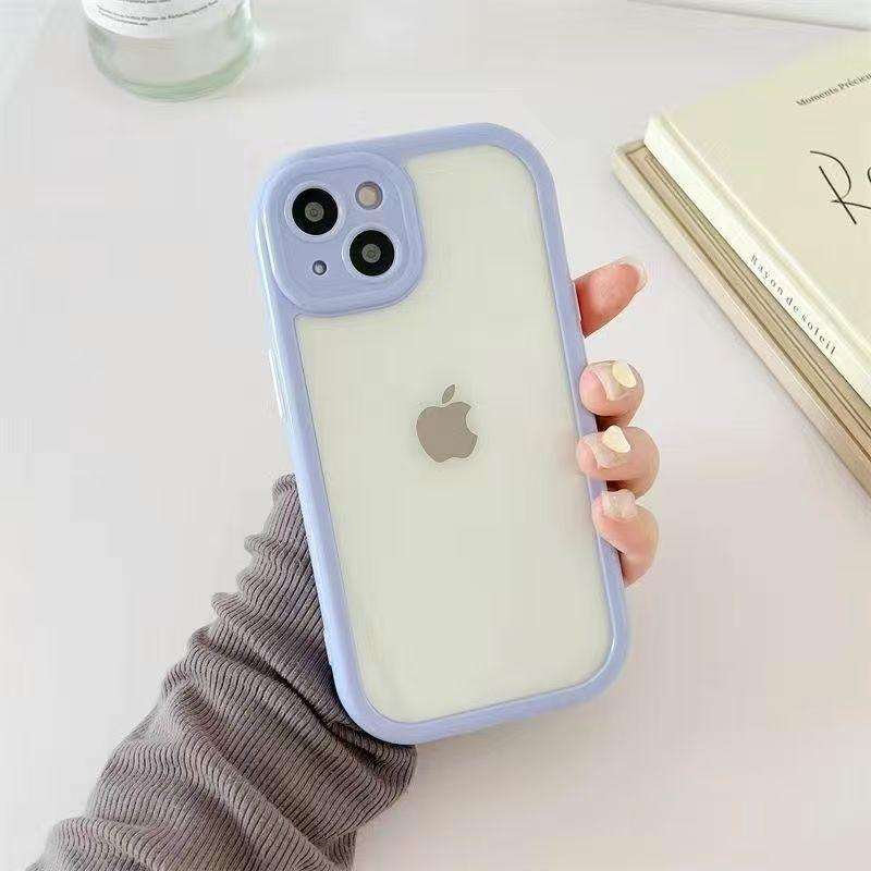 Простой чехол-накладка, подходящий для чехла для мобильного телефона Apple 16, iPhone 14 Promax, нишевый 13, прозрачный 12, противоударный 11, комплекты