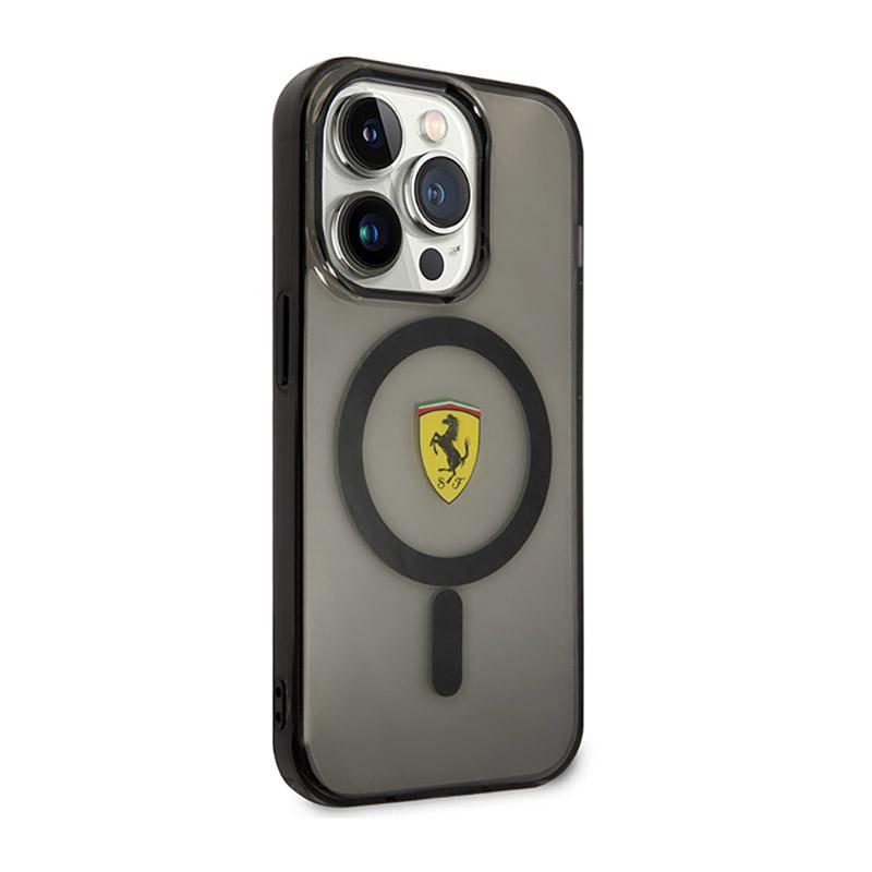 Ferrari Translucent Magsafe - Etui Iphone 14 Pro (Czarny)
