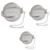 Kasanidika Ball Tea Strainers (3-Pack) Stainless Steel Heat-Resistant Strainers for Tea Bags, Barley Tea, Black Tea, and Loose Tea Leaves, Ultra-Fine