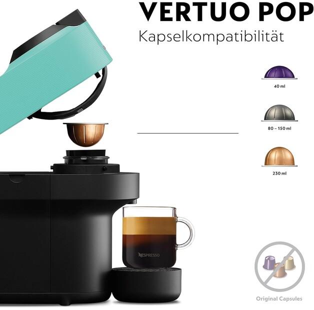 Capsule Coffee Machine Krups XN 9204 Vertuo Pop Aqua Mint