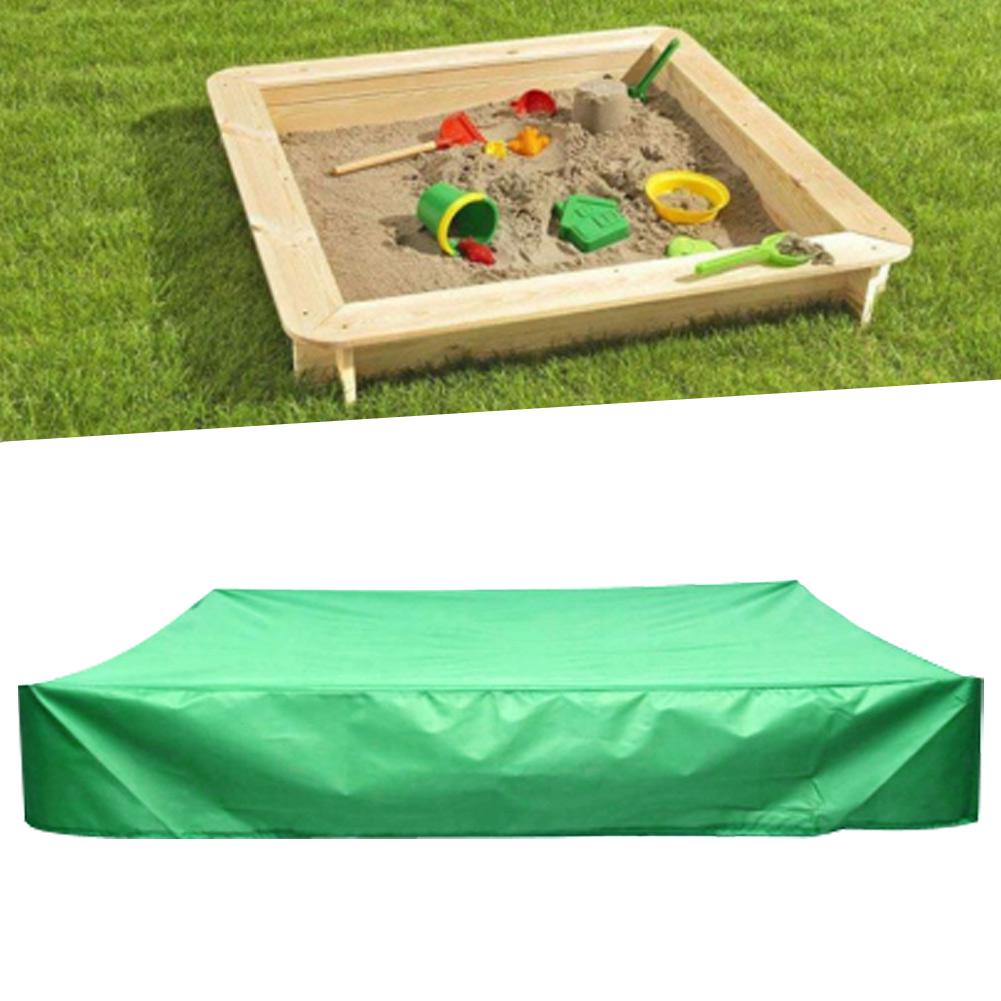 Green Portable Square Small Pool Cover Waterproof Protective Cover for Garden Courtyard