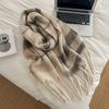 High-End Women's Plaid Scarf: Versatile Korean-Style Winter Snood & Shawl