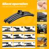 24"+16" Front Wiper Blades For Skoda Rapid 2012-2019 NH Sedan Hatchback Spaceback Windshield Windscreen Window 2013 2015 2018