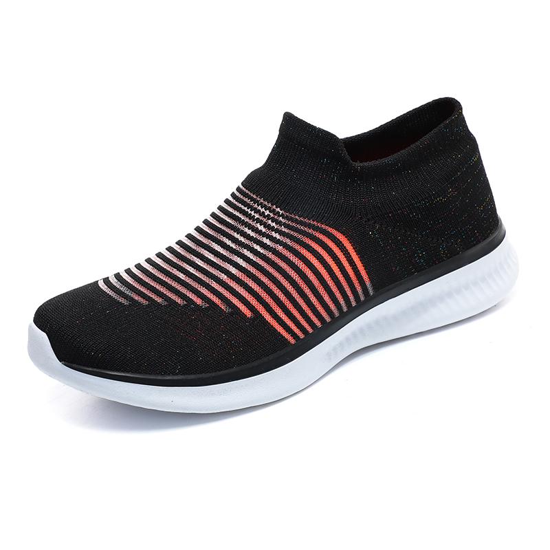 Женские легкие прогулочные повседневные туфли-носки, дышащая летняя весенняя обувь без шнуровки для девочек и студентов, обувь для отдыха