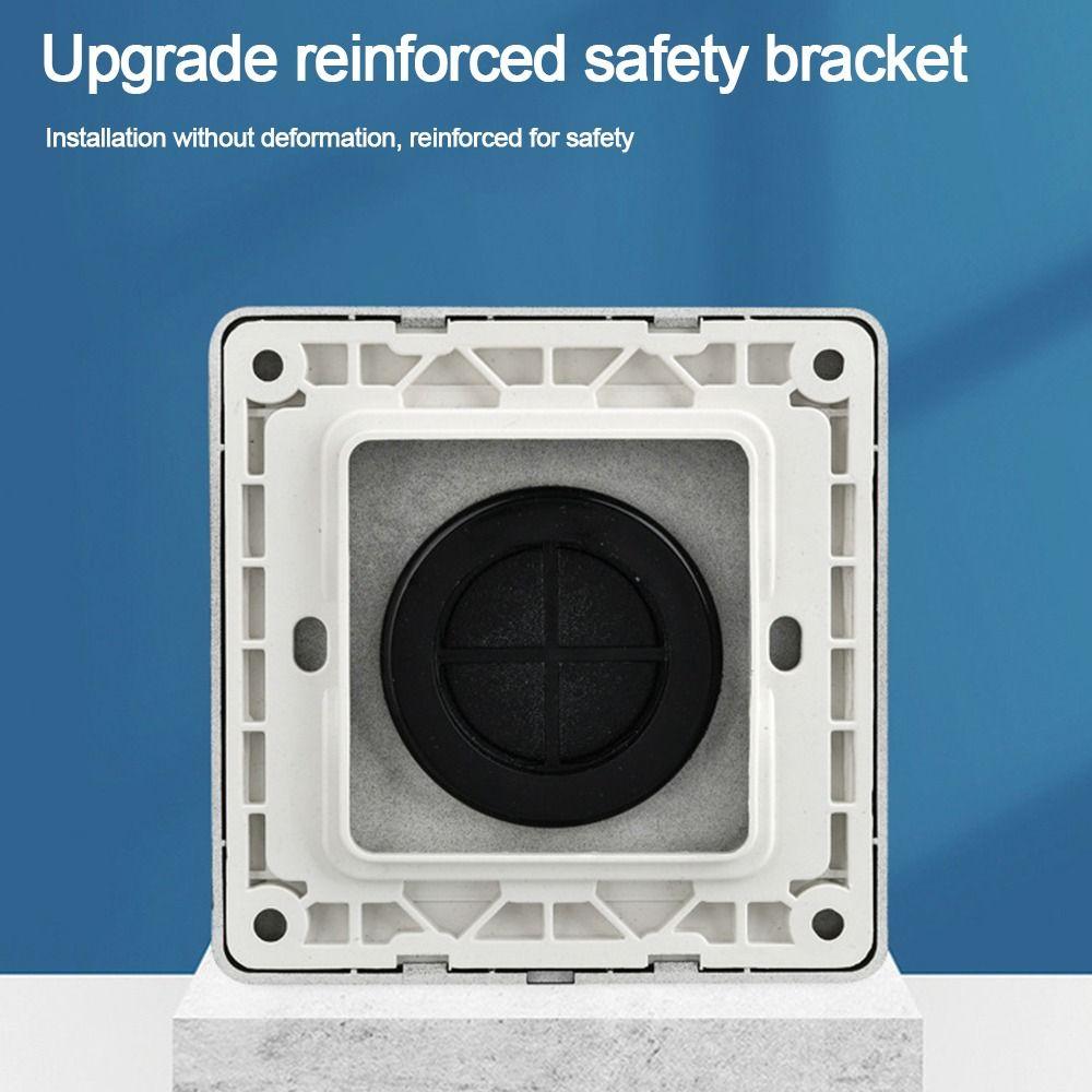 With Rubber Pad Cable Socket Panel 86Type Decorative Cover Cable Organizer Storage Network Cable