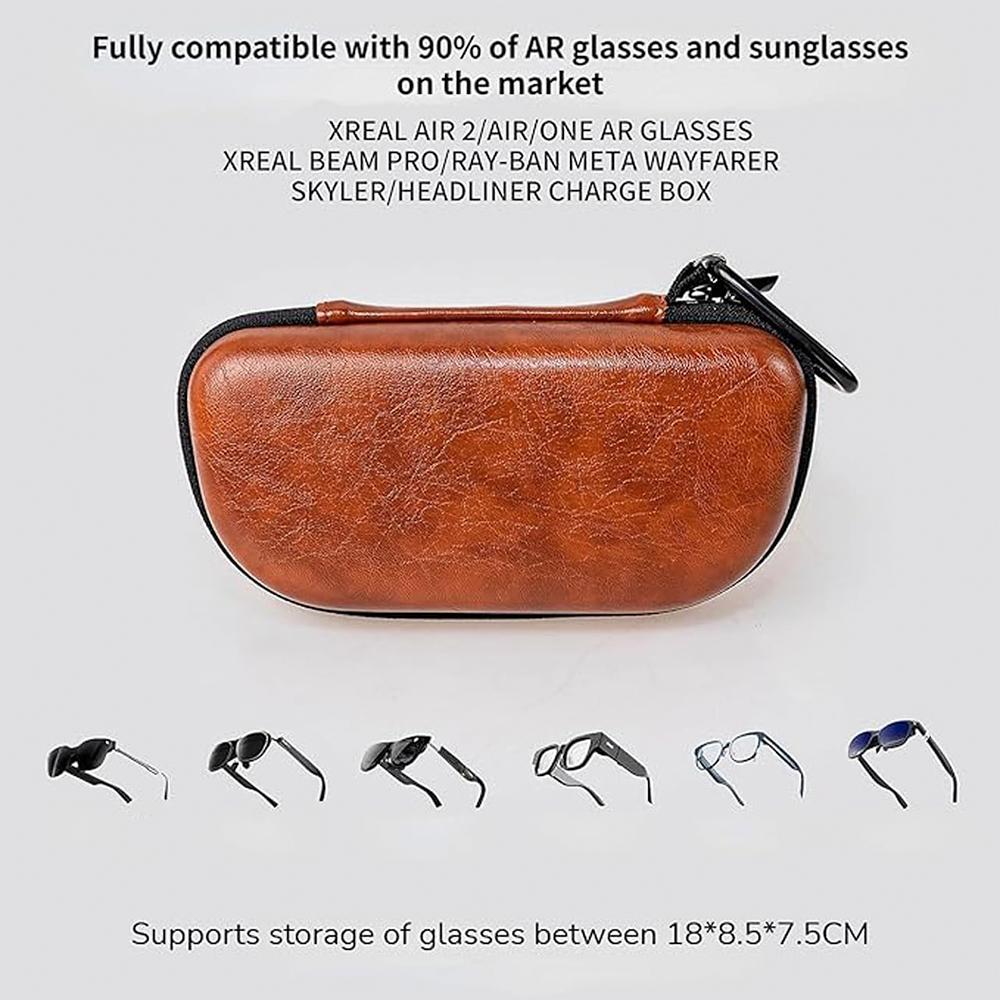 Кейс для переноски для очков Ray-Ban Meta XREAL Air 2/Air/One AR, жесткий защитный кейс из ЭВА для AR умных очков5