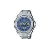 Серия G-STEEL - S диск двойной дисплей, модный тренд, контрастный цвет, уличный ретро, классические стрелки, циферблат с тройным индикатором и двойным дисплеем, GST-S110D-2A