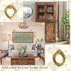 16 Mini Vintage Frames, Miniature Picture Frames Set with Oval, Square, Heart Shapes, Mini Gold Picture Frames for Wall or Tabletop Display
