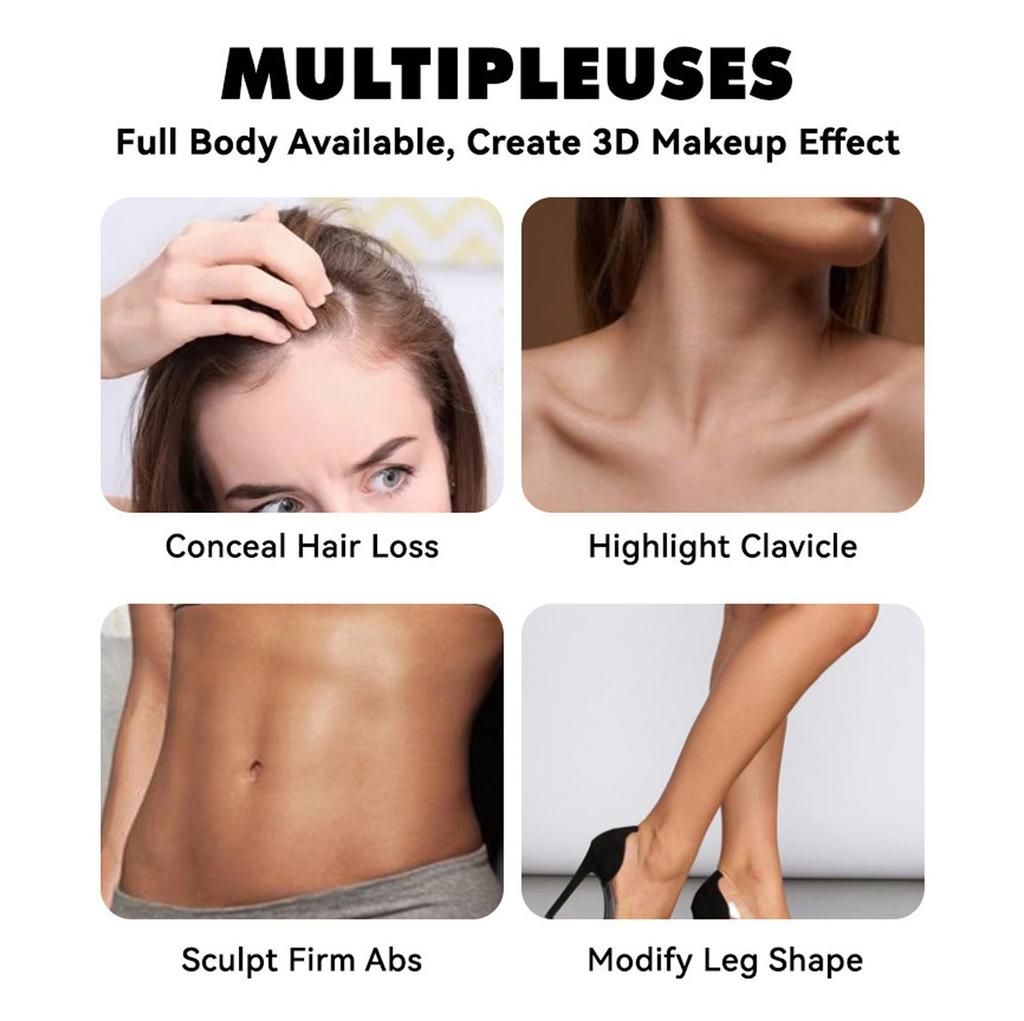 Бальзам Profile Sticks Shades с хайлайтером, бронзатором и румянами, нежирный и водостойкий контурный карандаш, легко скульптурирующий лицо, 3*6 г