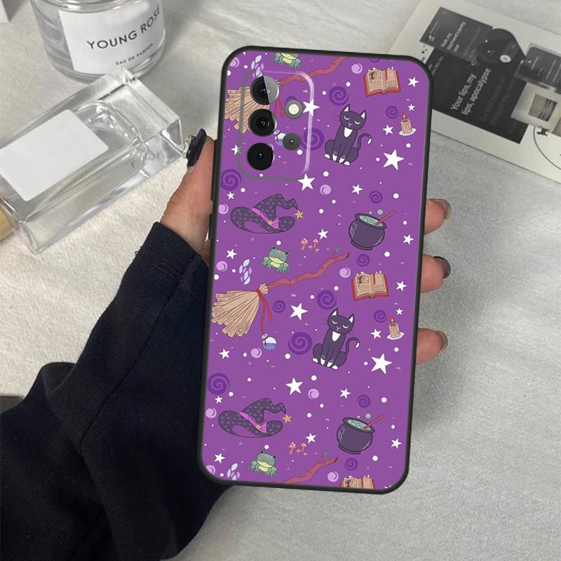 Чехол 'Лягушка-Ведьма' для Samsung Galaxy A54 A34 A14 A36 A56 A06 A13 A53 A32 A12 A22 A52 A35 A17 A16 A55 A15