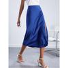 Women's Spring New High Waisted Split Long Skirt for The Girls