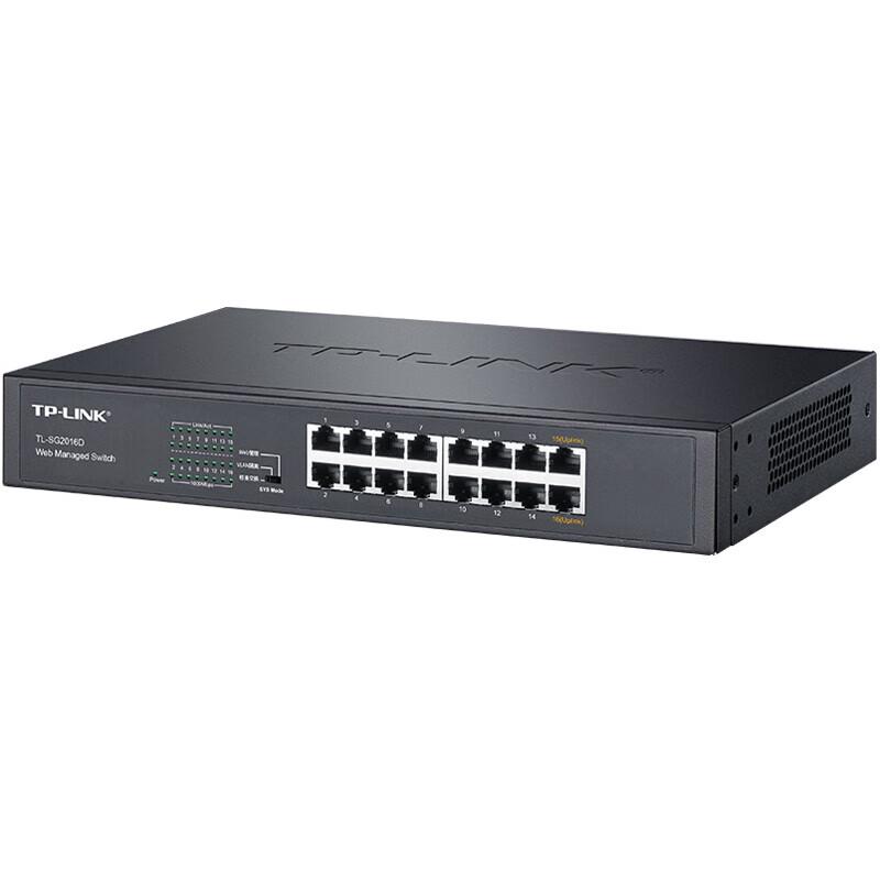 TP-LINK TL-SG2016D 16-Port Gigabit Cloud Managed Web Smart Switch