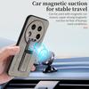 Для Xiaomi Mi 14 Ultra чехол роскошный автомобильный магнитный держатель чехол для телефона для Xiaomi Mi14 Ultra 14ultra противоударный чехол из искусственной кожи
