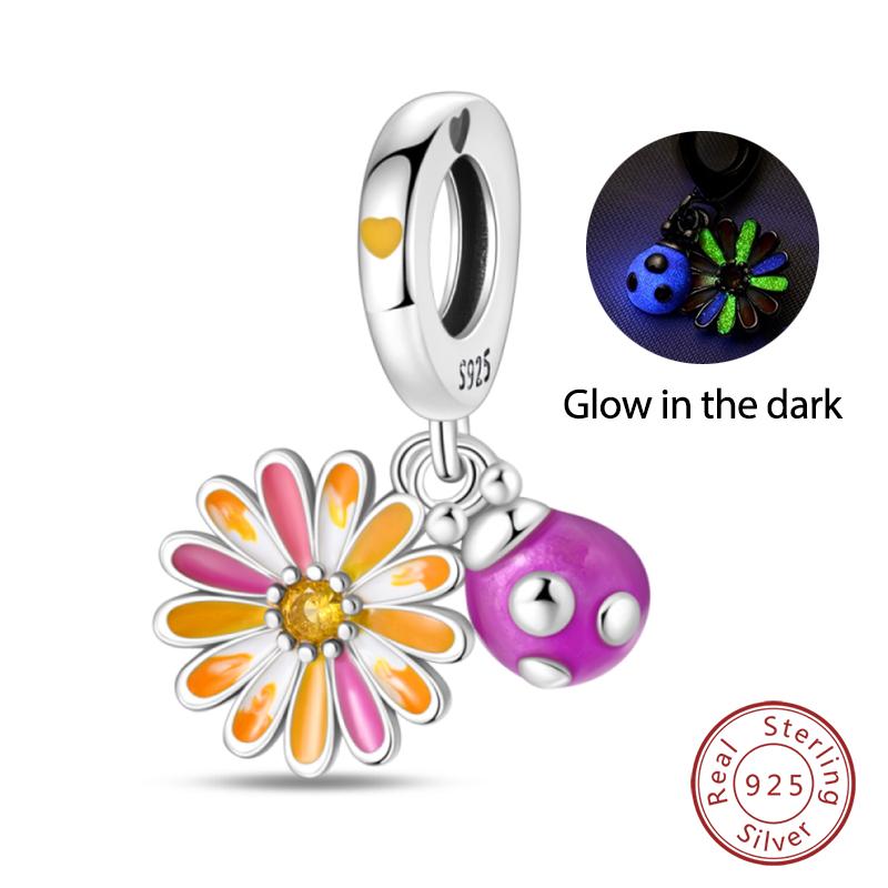 100% Медь Бабочка Фея Мечта Океан Ракушка Жемчужина Русалка Морская Черепаха Подсолнух Шармы Бусины Подходят для Браслетов Qikaola