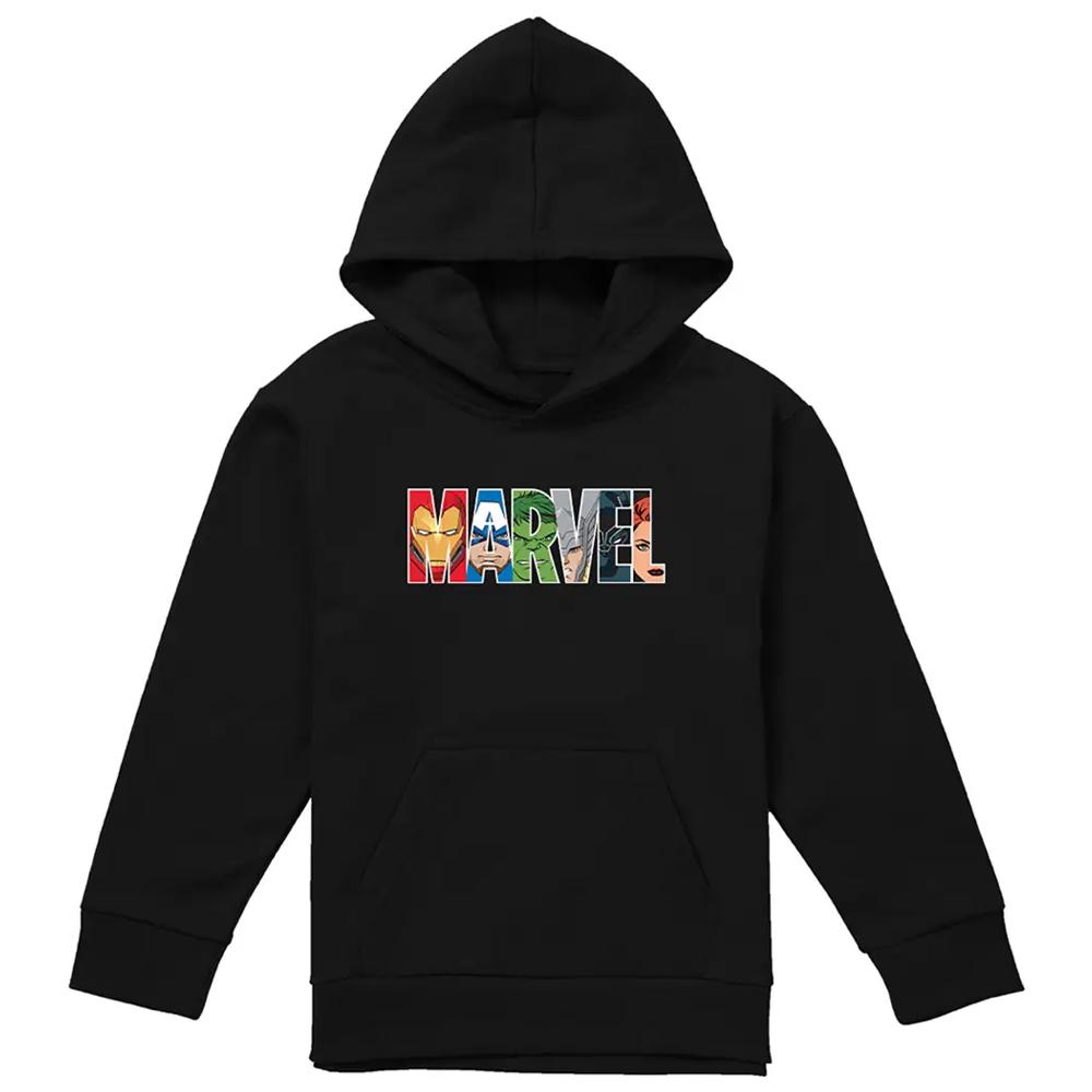 The Avengers Childrens/Kids Brick Logo Pullover Hoodie