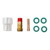 7PCS TIG Welding Torch For Stubby Gas Lens #12 Glass Cup Kit for WP-17 WP-18 WP-26