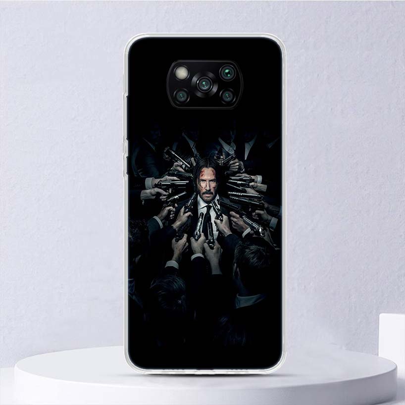 John Wick 4 Movie Soft Case For Xiaomi Poco X7 X6 X5 X4 X3 Nfc F7 Ultra F6 F5 Pro Phone Cover F4 Gt F3 M5S M4 M3 M5 M6 Coque