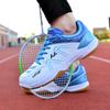 Молодежные и взрослые новые высококачественные амортизирующие противоскользящие и износостойкие туфли для бадминтона, теннисные туфли, туфли для настольного тенниса