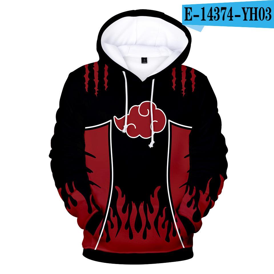 Новый костюм персонажа Наруто с 3D-цифровым цветным принтом, толстовка с капюшоном для спорта и отдыха, толстовка с капюшоном для мужчин и женщин