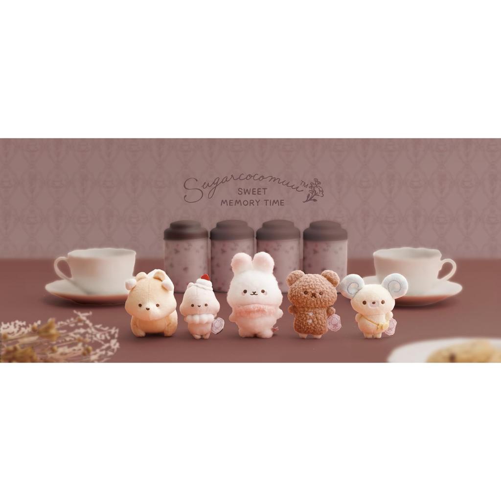 San-X Sugar Cocomu "Sweet Memory Time" Tenori плюшевая игрушка Sugar Cocomu MV18201 размер: В100 x Ш60 x Г60 мм