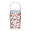Dual Drinking Lid Insulated Water Bottle Leopard Print Portable Thermal Flask  School Use