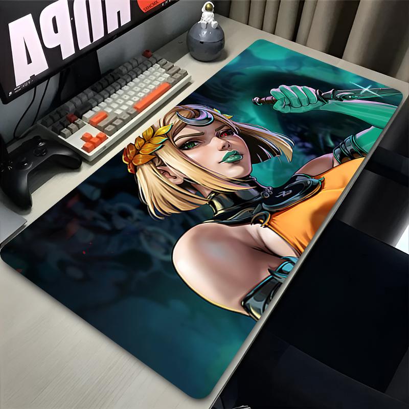 Aesthetic Hades Mouse Pad PC Game Mousepad Laptop Desk Pad XXL Non-slip Computer Desk Accessories Rubber Keyboard Mouse Mat