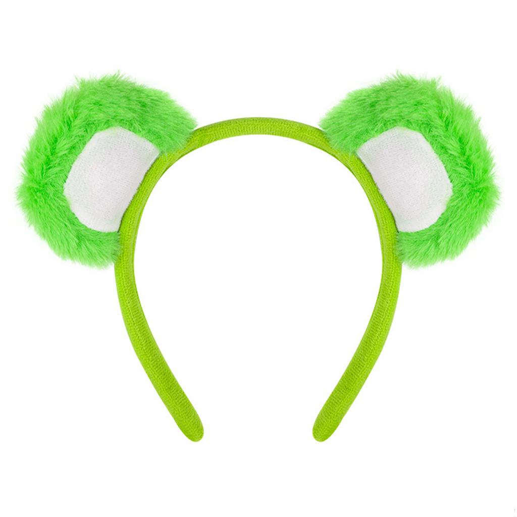 Lovely Plush Bear Ear Headband for Women Girl Birthday Party Gathering Headpiece School Event Accessory Stage Hairhoop