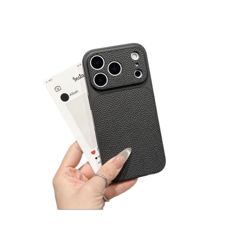 Чехол для телефона с текстурой личи для iPhone 17 Pro Max - Точная посадка и стиль Business Fashion