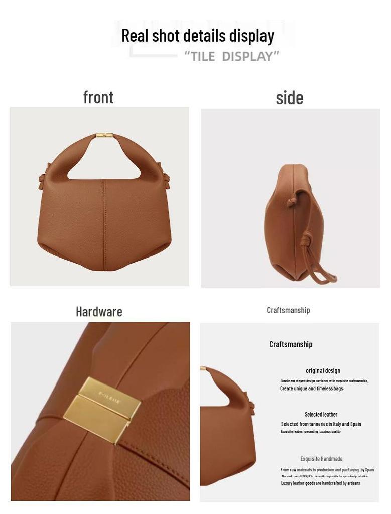 Женская сумка кроссбоди из натуральной кожи Polene Boling'en - Модная универсальная сумка через плечо