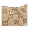Gucci Lady Lunetta Generation Snap Closure Canvas Coin Purse Regular Unisex Couple Style Sand and Brown