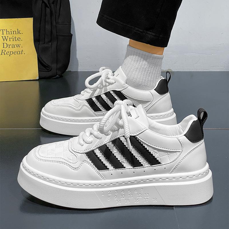 Little white shoes men's autumn breathable trend casual versatile men's shoes 2024 new white sports shoes men's trendy shoes