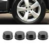 4 шт. 56 мм 2,2 дюйма Универсальная центральная крышка ступицы колесного диска Алюминиевая модифицированная деталь(черный)