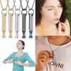 Stylish Anxiety Relief Necklace with Whistle Pendant for Meditation Breathing Exercise Stress Reduction Jewelry Gift Idea