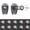For Alfa Romeo 2026 Hot Sticker 10X 14mm Car Key Badge Sticker Symbol Logo Key Shell Remote Fob Emblem Decal For Alfa Romeo Giul