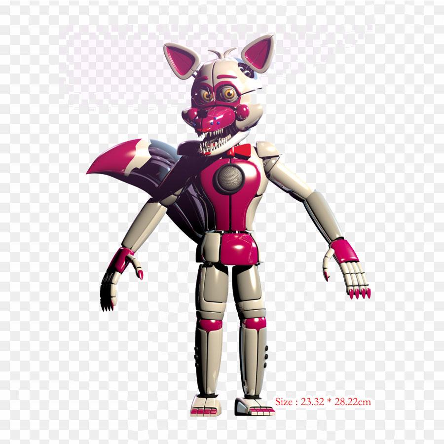 Material Five Nights At Freddy's Iron-on Transfers For Clothing Tshirt Bag Heat Transfer Stickers Iron On Patches