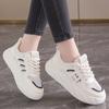 Женские кроссовки сетчатые дышащие толстые подошвы для ходьбы белые туфли повседневная модная женская обувь
