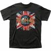 Def Leppard Rock Of Ages Футболка с Union Jack Мужская Лицензированная Футболка Рок-группы Черная