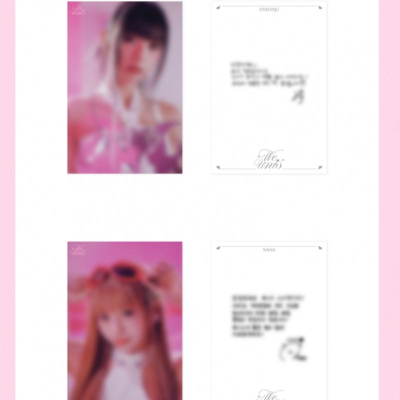 Unis 02 Postcard Set Unis 1st Mini Album Pop Up Official Md