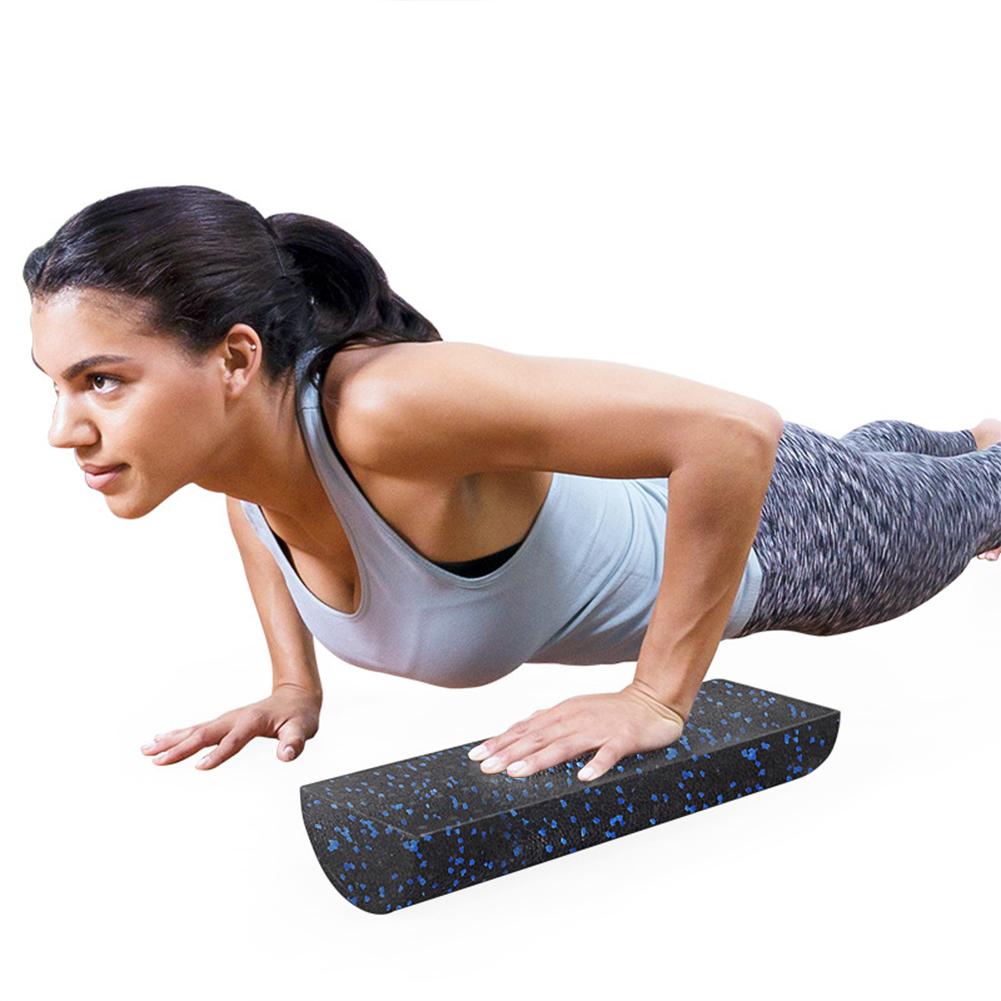 Half-Round Yoga Roller Yoga Column High Density Semi-Circular Foam Roller 30cm Back Stretcher Multi-Function for Home Gym