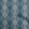 oneOone Cotton Flex Dark Peach Fabric Check Sewing Material Print Fabric By The Yard 40 Inch