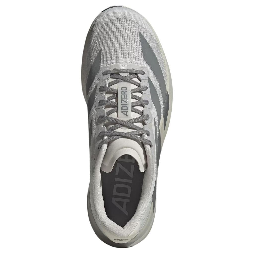 adidas Adizero Evo SL Увеличивающие рост Марафонские Гоночные Беговые Кроссовки Мужские Светло-серые KI7351