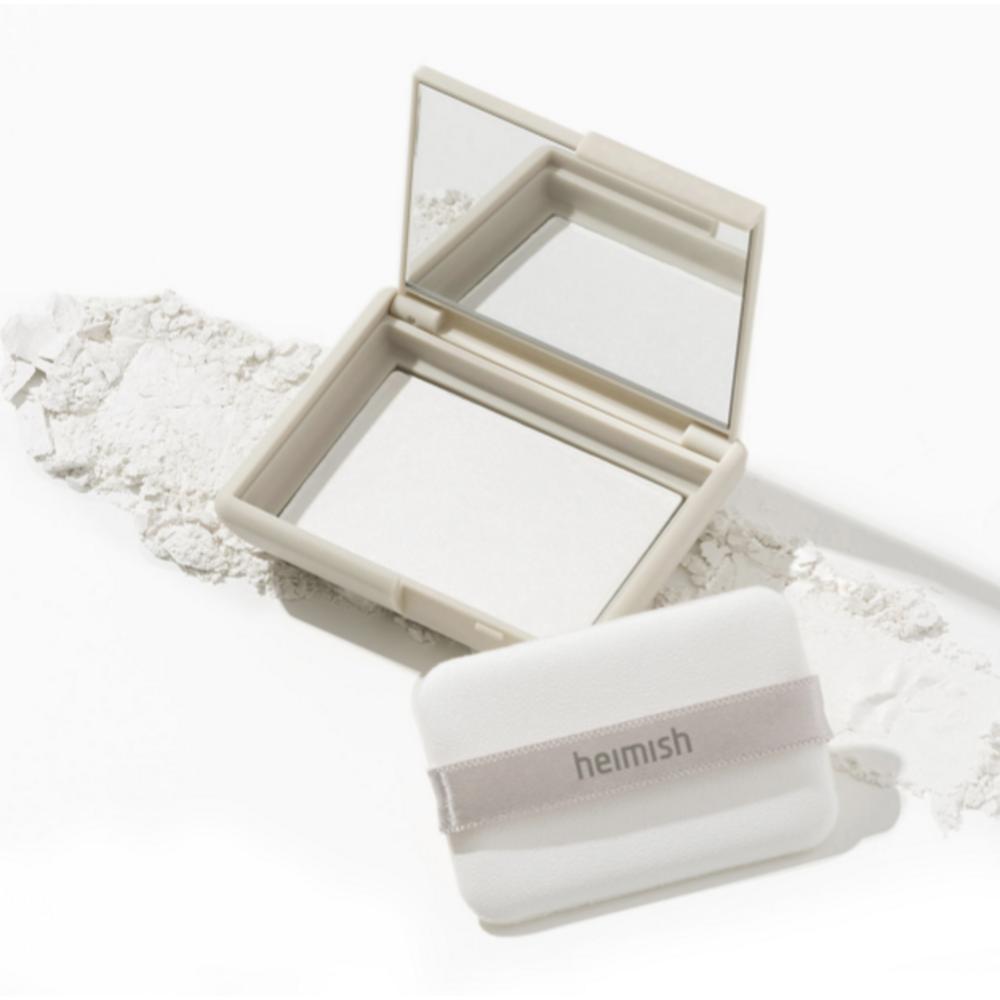 Heimish Прессованная фиксирующая пудра Moringa Ceramide 5 г, белая, 1 шт.