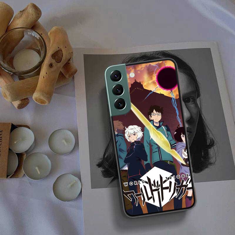 Чехол для телефона World Trigger Kuga Yuma для Samsung A02 A03 A03S A04 A04S Galaxy A55 A35 A25 A15 S10 Lite A9 A8 A7 A6 Plus A90 A80 Co