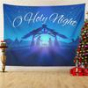 Home Decor Christmas Theme Printed Tapestry Wall Hanging Room Living Room Decor Background Fabric Tapeçaria De Natal