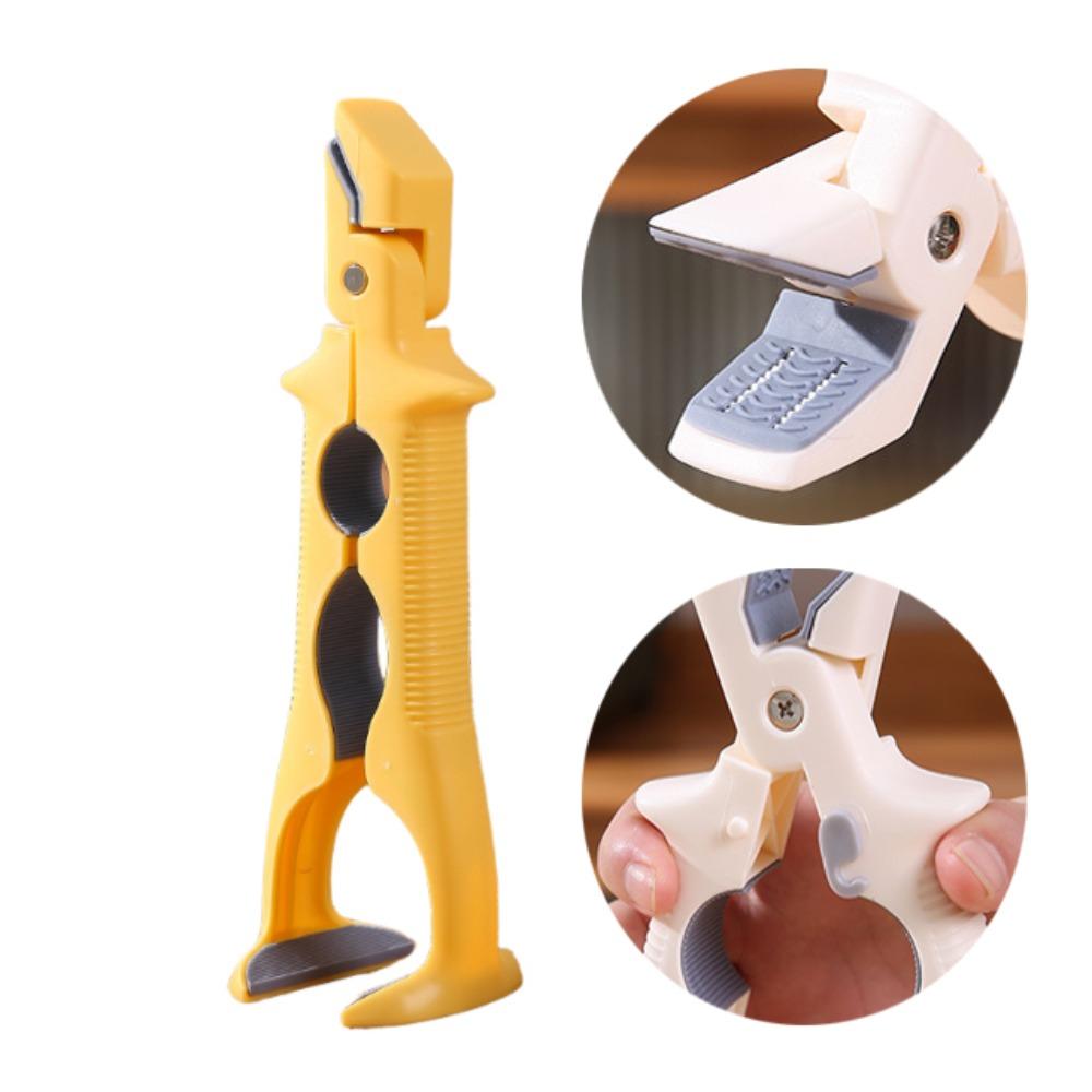 Non-Slip Anti Scalding Clip Silicone Handle Hot Bowl Gripper Dish Lifter Clamp  Kitchen Use