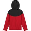 Nike Спортивная одежда Куртка с капюшоном Windrunner с принтом логотипа, цветной блок, детские куртки, университетский красный CU9301-011